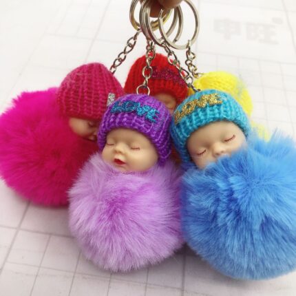 Plush sleeping dolls key older