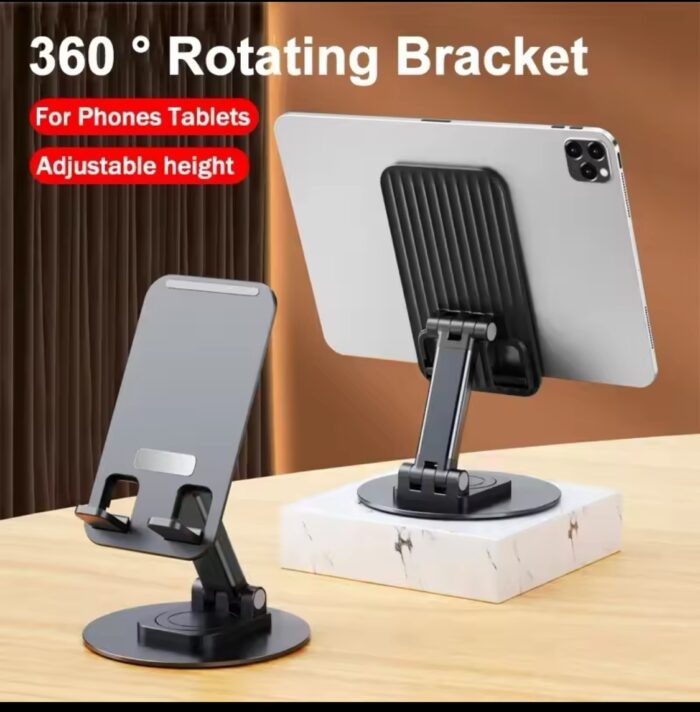 White only Disc Metal Rotating Mobile Phone Stand - MBZ Mall