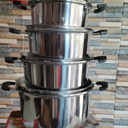 Hoffner pot Stainless steel 
402
Sizes: 20cm
22cm
24cm
26cm